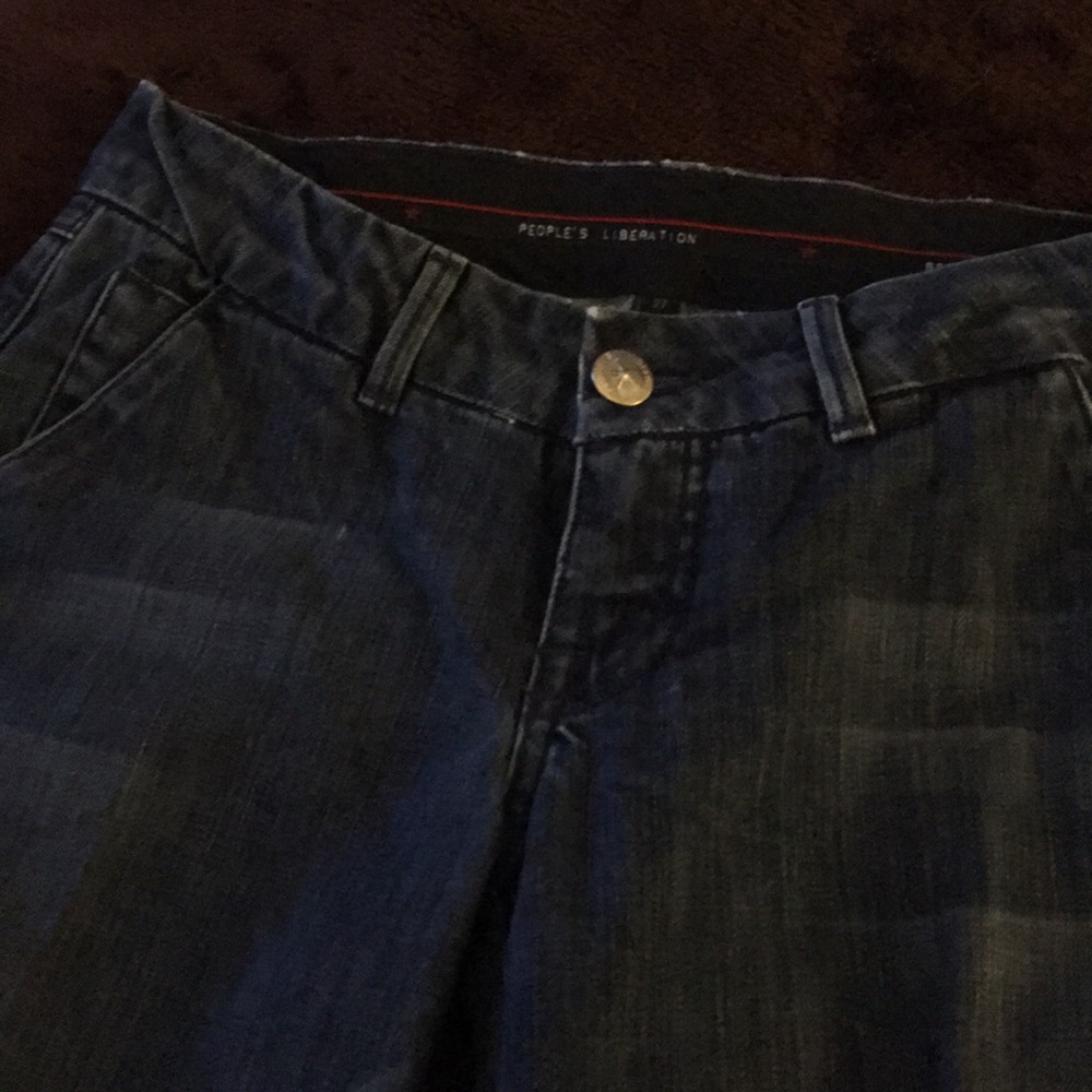 People's liberation wide leg jeans size 27